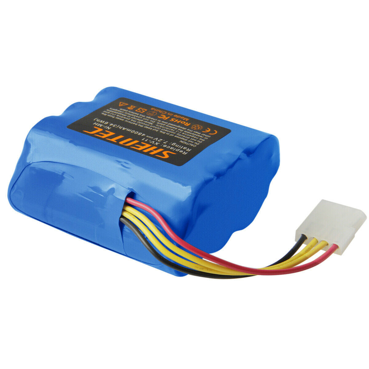 SHENTEC 4800mAh 7.2V BATTERIE DE REMPLACEMENT POUR NEATO XV-11 XV-12 XV-14 XV-15 XV-21 XV-25 205-0001