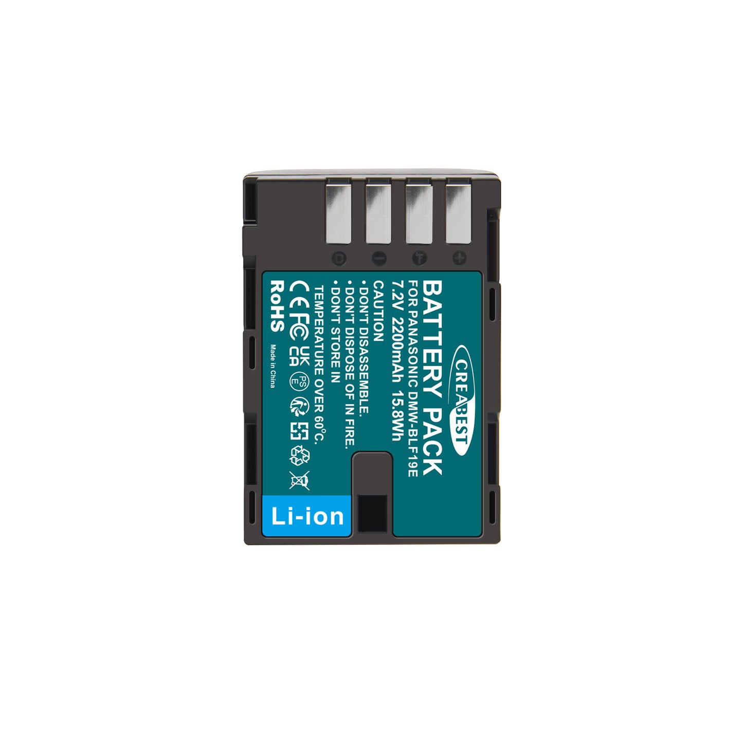 2x Batterie DMW-BLF19 et chargeur LCD pour Panasonic Lumix GH3 GH4 GH5 GH5M2 GH5S G9