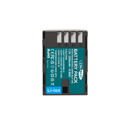 2x Batterie DMW-BLF19 et chargeur LCD pour Panasonic Lumix GH3 GH4 GH5 GH5M2 GH5S G9