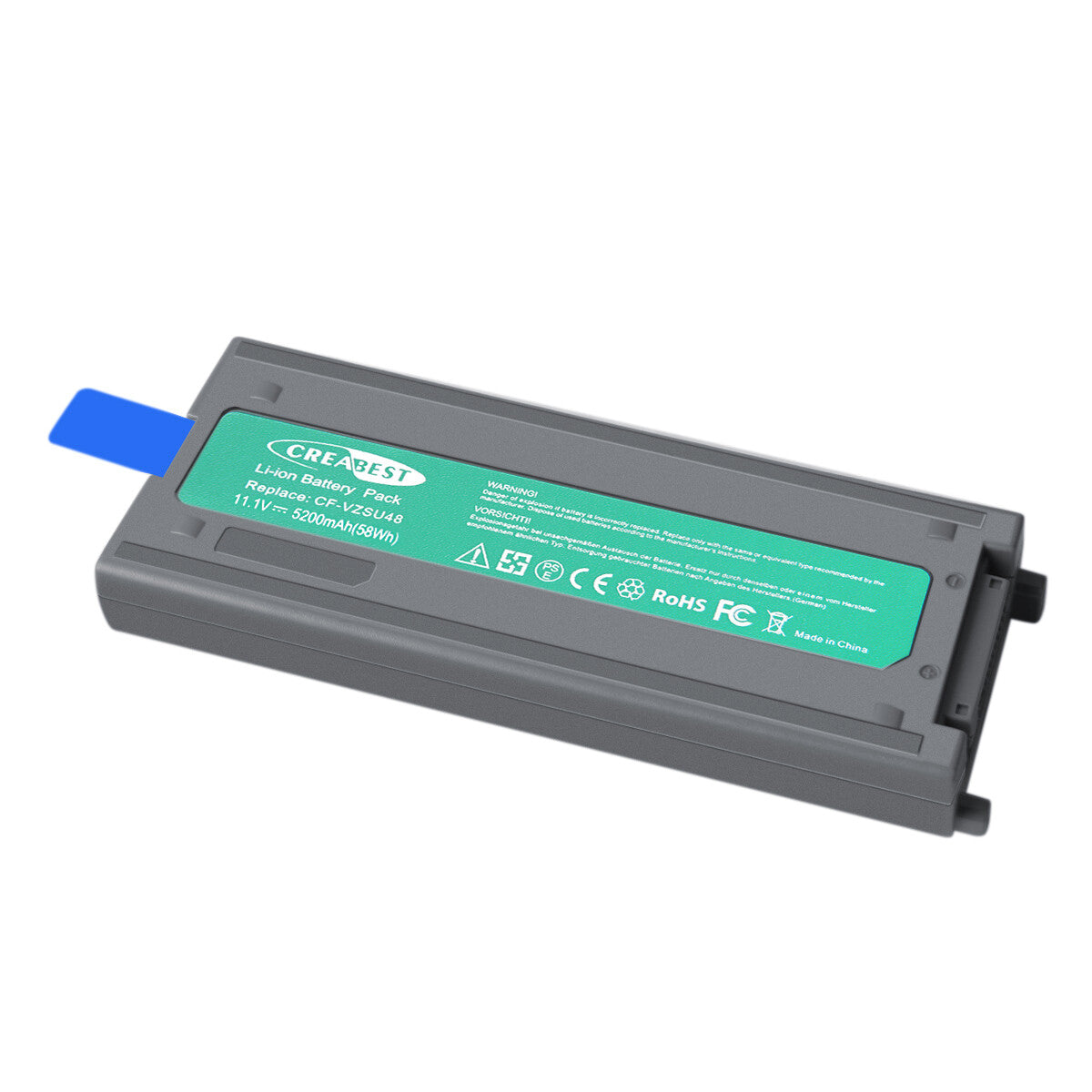 Batterie 5,2 Ah CF-VZSU48 VZSU50 pour Panasonic Toughbook CF19 CF-19 MK6/MK7/MK8 MK1