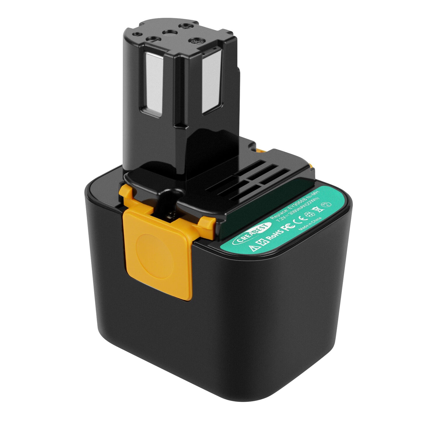 4Ah 7.2V Ni-MH Batterie de remplacement pour Panasonic EY3654 EY9166 EY9065 EY6198B EY9066 EZ9066