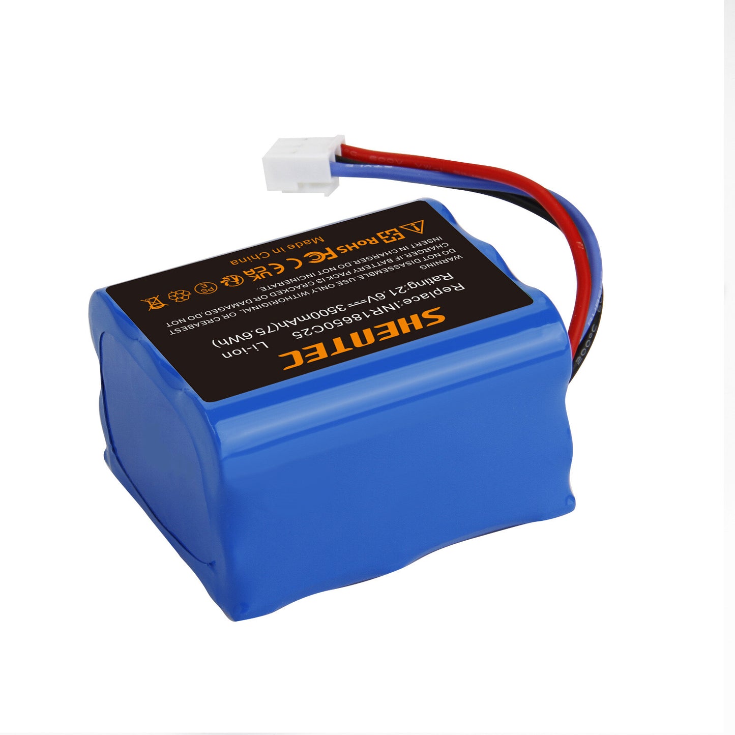 SHENTEC Batterie Li-Ion 2x3.5Ah 21,6V pour Philips FC6721/01 FC6722/01 FC6723 FC6726 FC6729