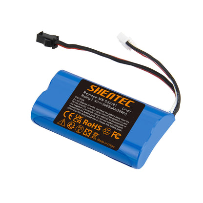 SHENTEC 3Ah 7.4V Li-ion Batterie pour MN D90/91 MN 99/99S Voiture RC Modèle H101 H105 RC