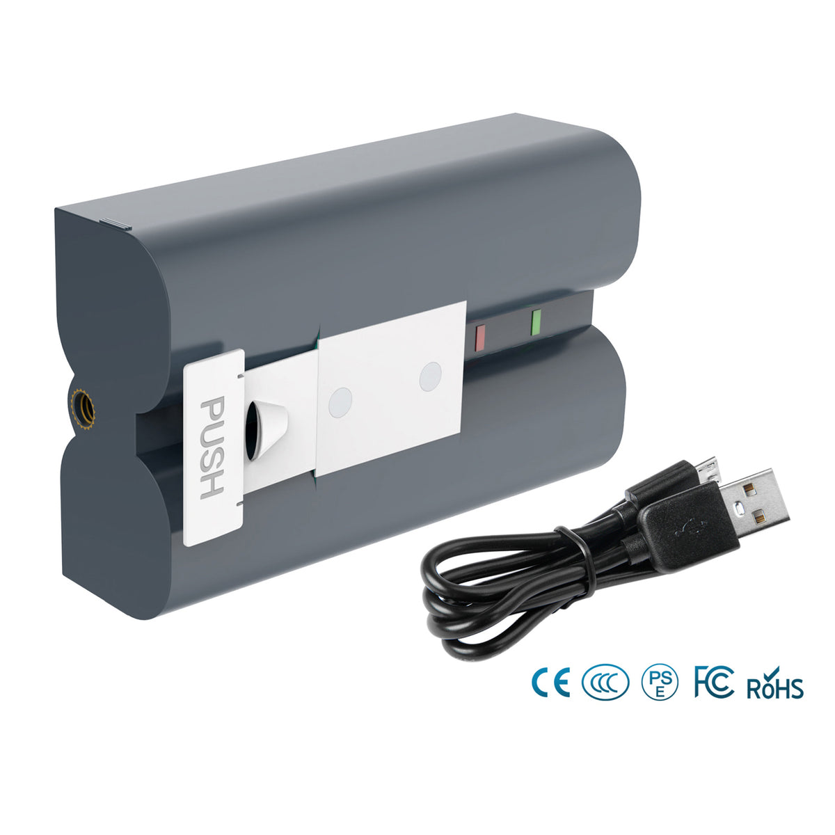 SHENTEC 6.4Ah V4 Batterie rechargeable pour Ring Video Doorbell 2 3 4 Spotlight Stick Up