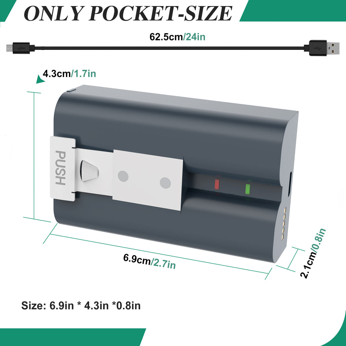 SHENTEC 6.4Ah V4 Batterie rechargeable pour Ring Video Doorbell 2 3 4 Spotlight Stick Up