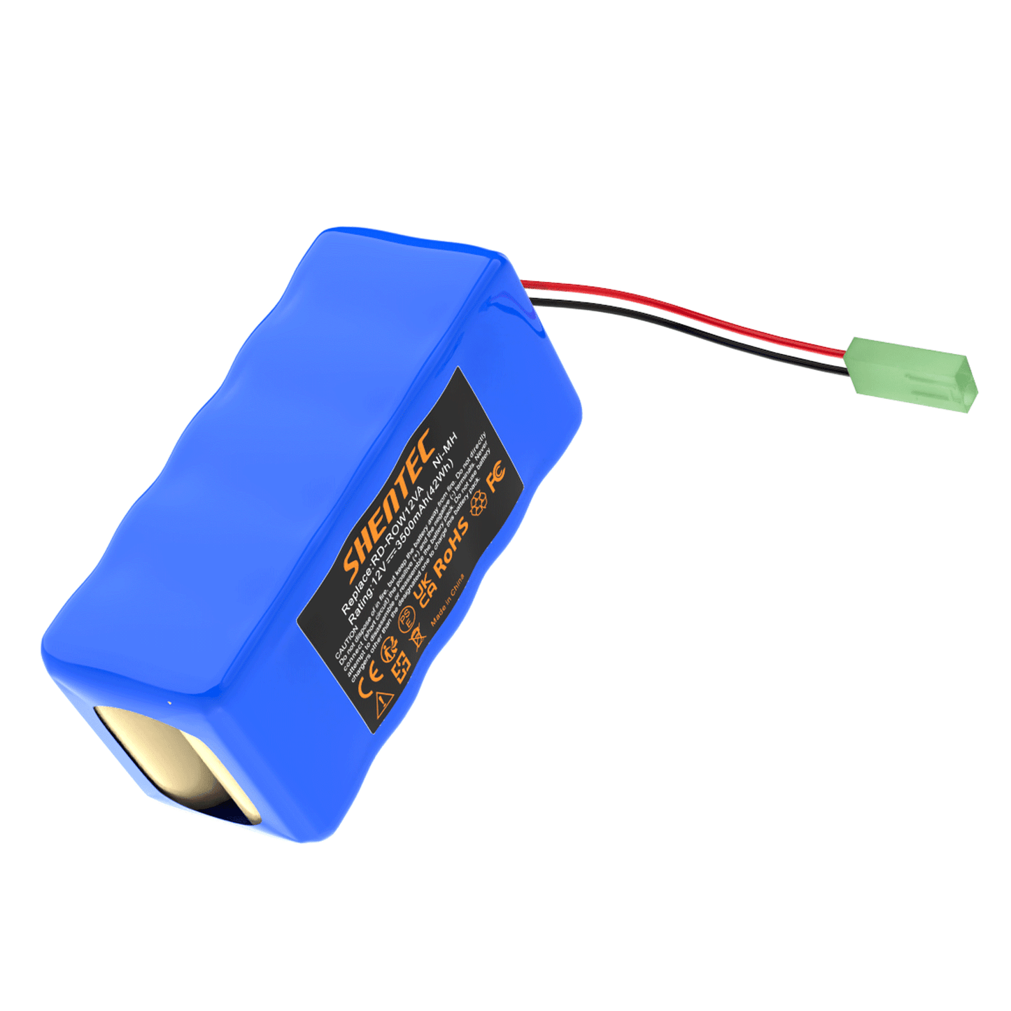 SHENTEC Batterie de remplacement 3,5Ah 12V pour RD-ROW12VA pour Rowenta RH846301 RS-Rh5488 RH846501