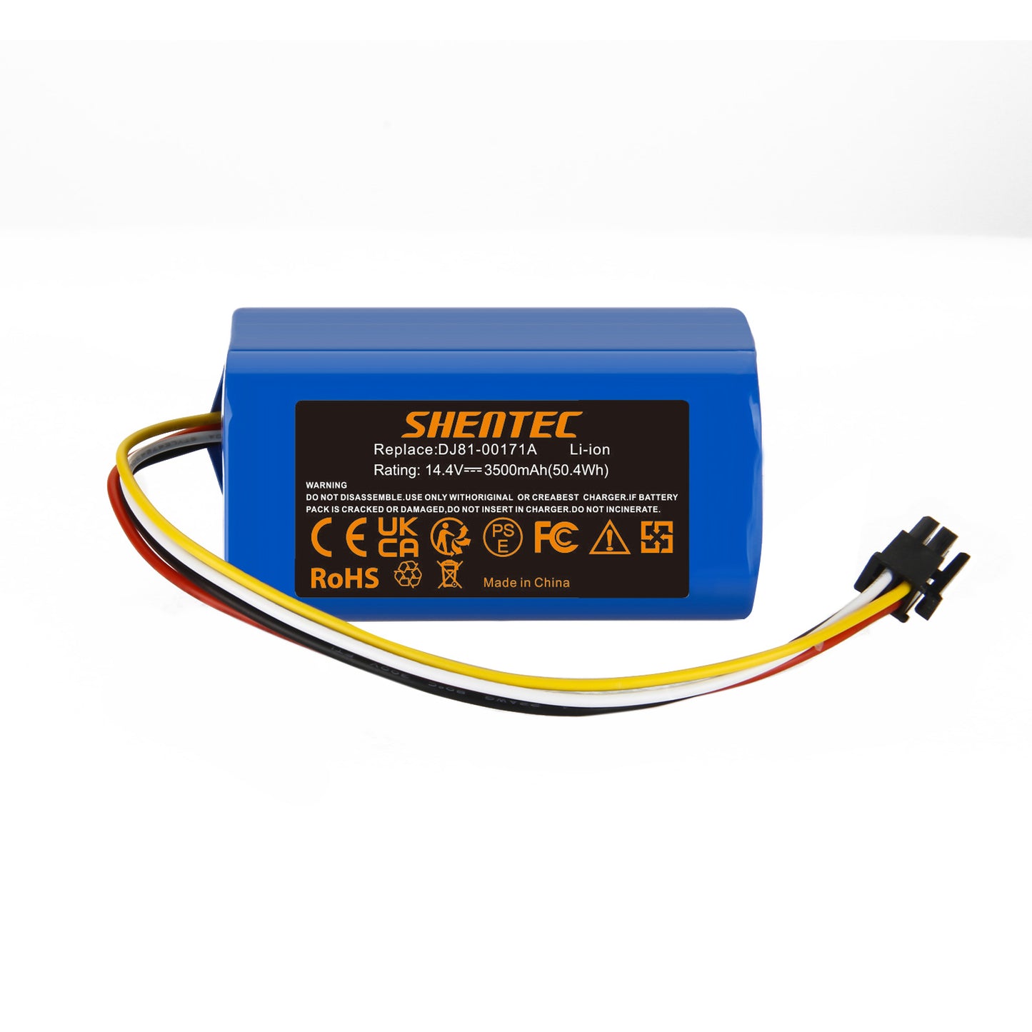 Batterie Li-ion SHENTEC 3.5Ah 14,4V pour Samsung PowerBot-E VR5000RM VR05R5050WK DJ81-00171A