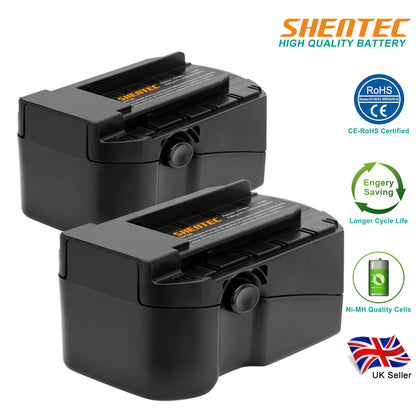 SHENTEC 2X 24V 4Ah NI-MH BATTERIE POUR HILTI B24 B 24/2.0 B 24/3.0 SFL 24 TE 2-A WSW 650-A