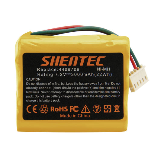 SHENTEC 7.2V 3.0AH Ni-MH BATTERIE POUR iRobot Braava 390 380T 390T 380 4409709 Mint Plus 5200