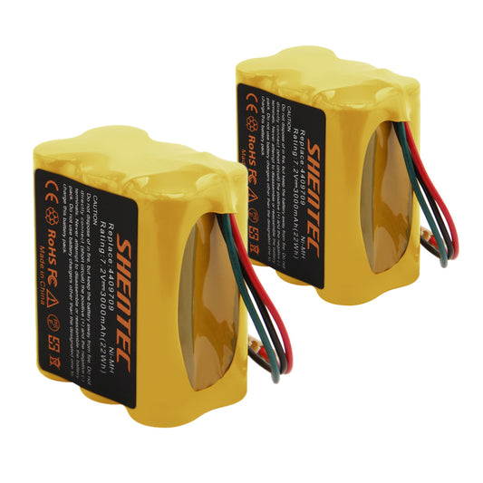 SHENTEC 2x 3.0AH 7.2V batterie Ni-MH pour iRobot Braava 390 380T 390T 4409709 Mint Plus 5200C