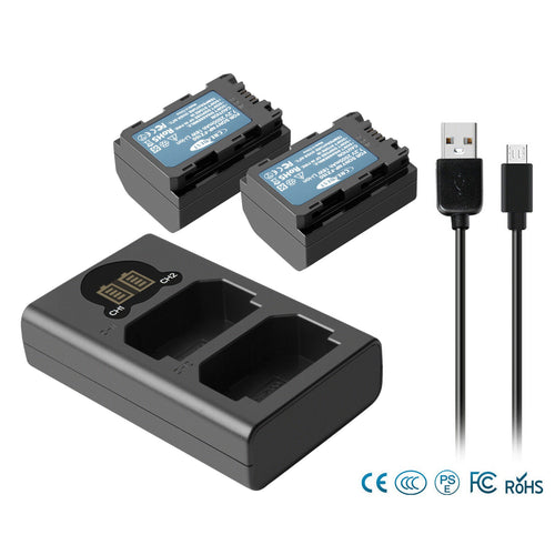 2x Batteries NP-FZ100 & Chargeur Pour Sony Alpha A6600 A9R A9S A7 III A7R III A7R IV