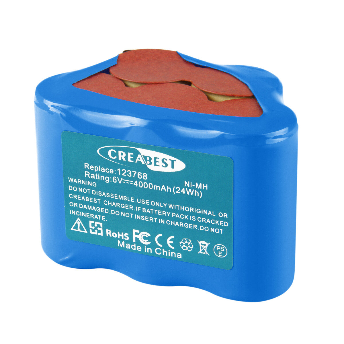 SHENTEC 4000mAh 6V Ni-MH BATTERIE POUR ULO BOX EBL 801 123768 93230 5 VYRR