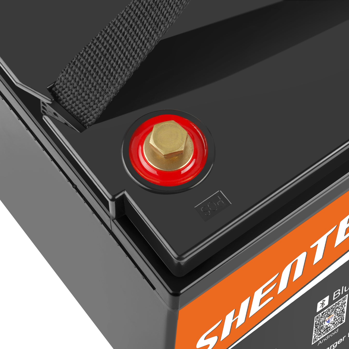 SHENTEC Batterie LiFePO4 12/24V 100/150/200/300Ah avec BMS pour bateau solaire, hors réseau et camping-car