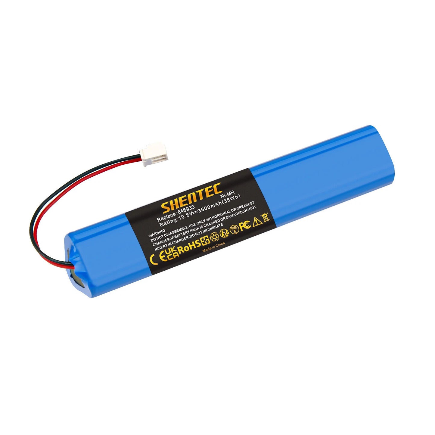 SHENTEC 2x 10.8V 3500mAh Batterie NiMH pour fenêtre de toit solaire Velux 946933 946930 846933