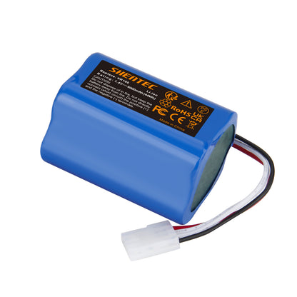 SHENTEC Batterie de remplacement Li-ion 6Ah 7,4 V pour Vorwerk SCM61932,46439 Vorwerk Kobold VR100,VX100
