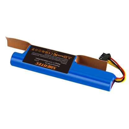 SHENTEC 10.8V 3.5Ah Batterie de remplacement Li-ion pour Vileda VR 102, VR One, VR 201 PetPro, VR 303, 0769-03