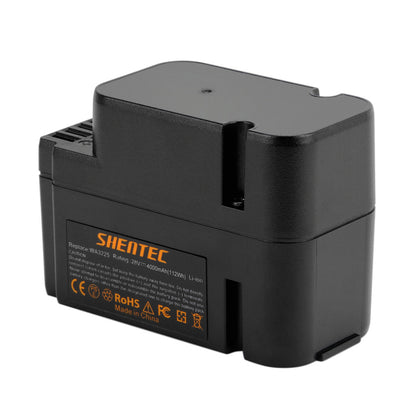 SHENTEC 2x 4.0Ah 28V Batterie de Remplacement Li-ion pour Worx WA3225 WA3565 WG754E WG790E WG791E.1 WG796E.1