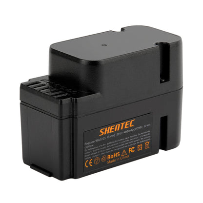 SHENTEC 2x 4.0Ah 28V Batterie de Remplacement Li-ion pour Worx WA3225 WA3565 WG754E WG790E WG791E.1 WG796E.1