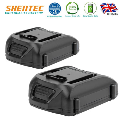 SHENTEC 2X 18V 4Ah BATTERIE LI-ION POUR WORX WA3512 WA3520 WA3578 WG165 WG163 WG160