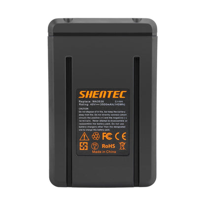 SHENTEC BATTERIE LI-ION 3.5Ah 40V POUR WORX WA3536 WA3734 WG268E WG568E WG168E WG368E WG770E