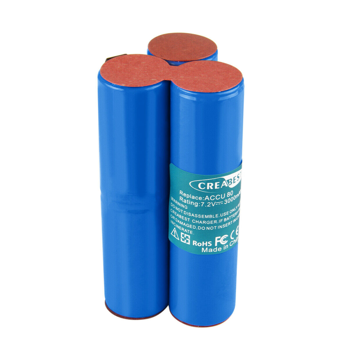 SHENTEC 3000mAh 7.2V Ni-MH Batterie de remplacement pour taille-haies Wolf BS80 BS-80 ACCU 80
