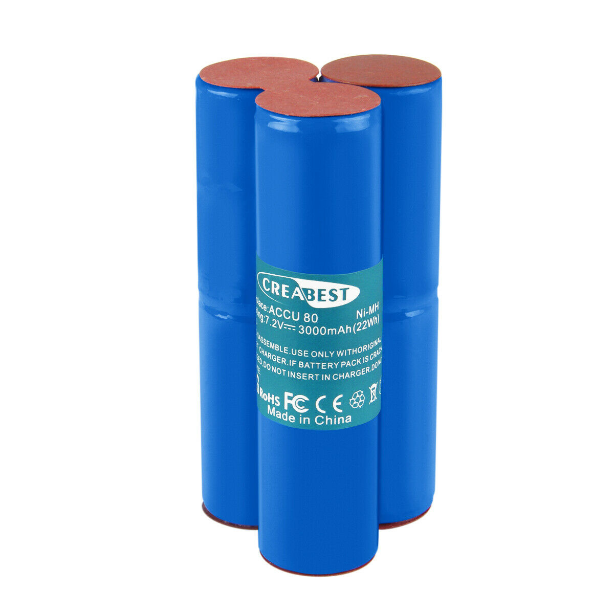 SHENTEC 3000mAh 7.2V Ni-MH Batterie de remplacement pour taille-haies Wolf BS80 BS-80 ACCU 80