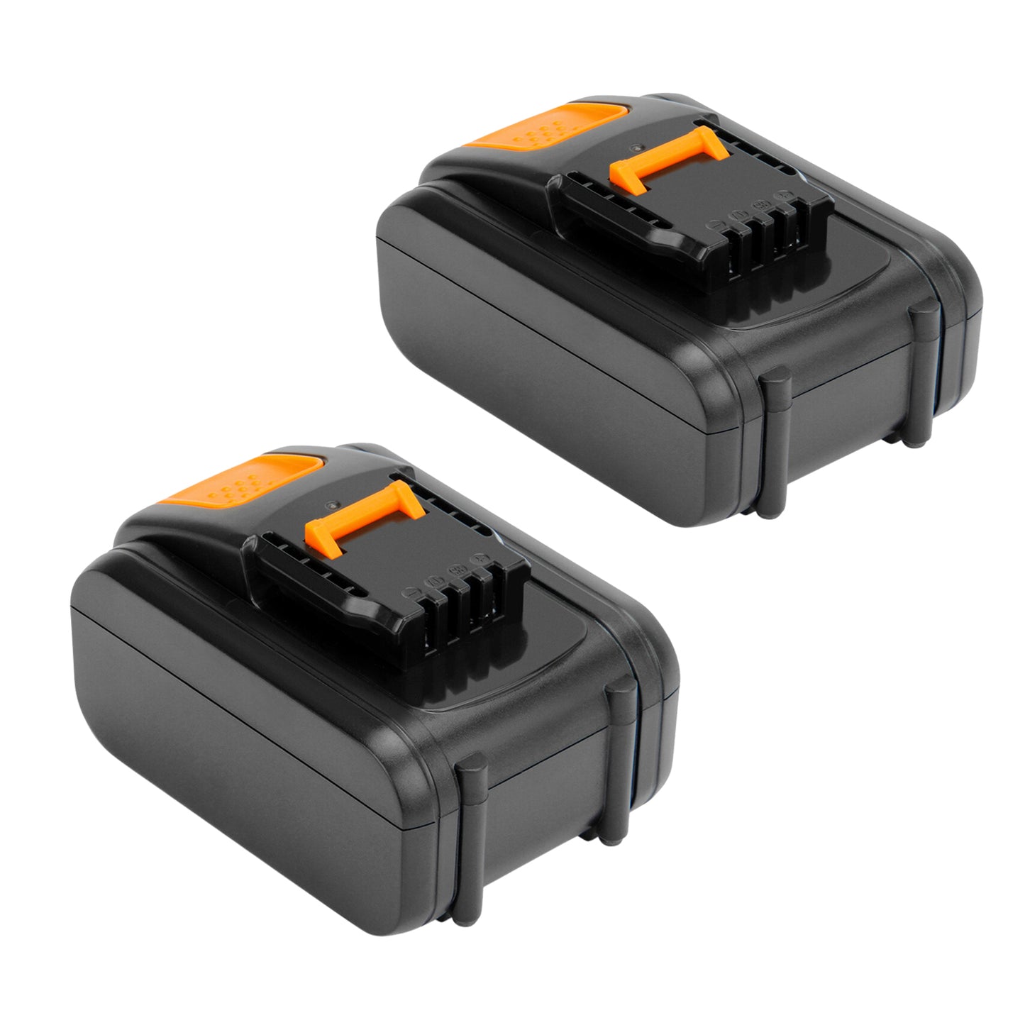 SHENTEC Batterie de Remplacement 2X 3Ah 20V pour Worx WA3551.1 WG259E.9 WX390.1 WX678. WG169 WX372