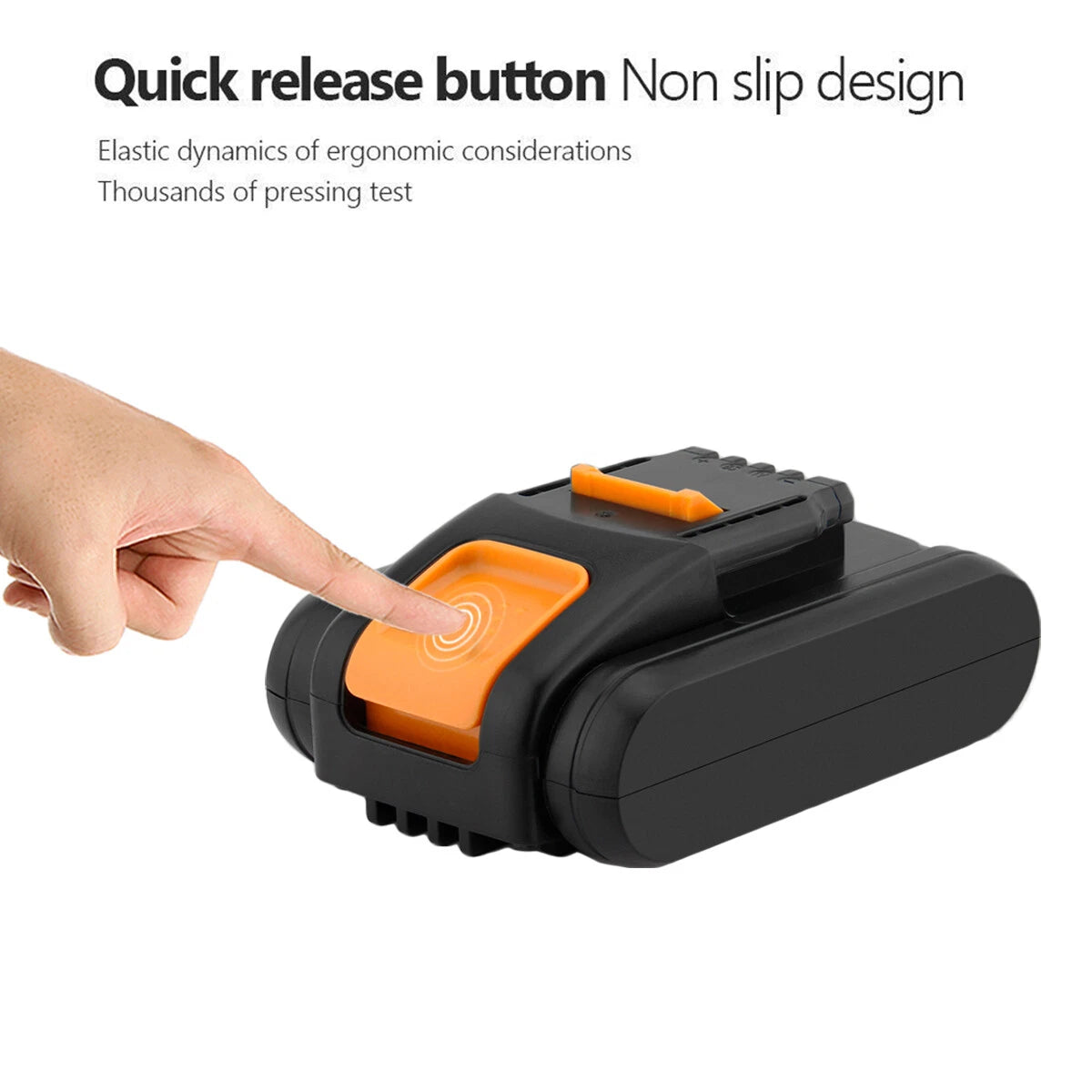 SHENTEC Lot De 2 Batteries Li-Ion 3500mAh 20V Pour Worx WA3551.1 WG169 WX372 WX166 WX372