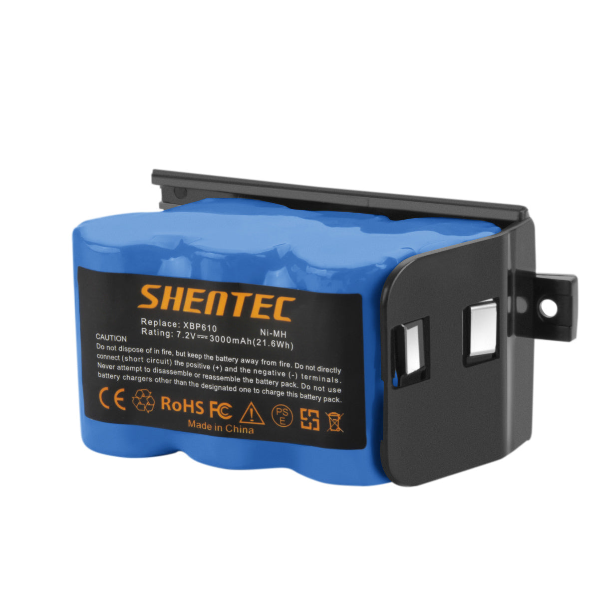 SHENTEC Batterie de remplacement Ni-MH 3000mAh 7.2V pour Shark XBP-610 XBP610 EU-36000 UV610DT