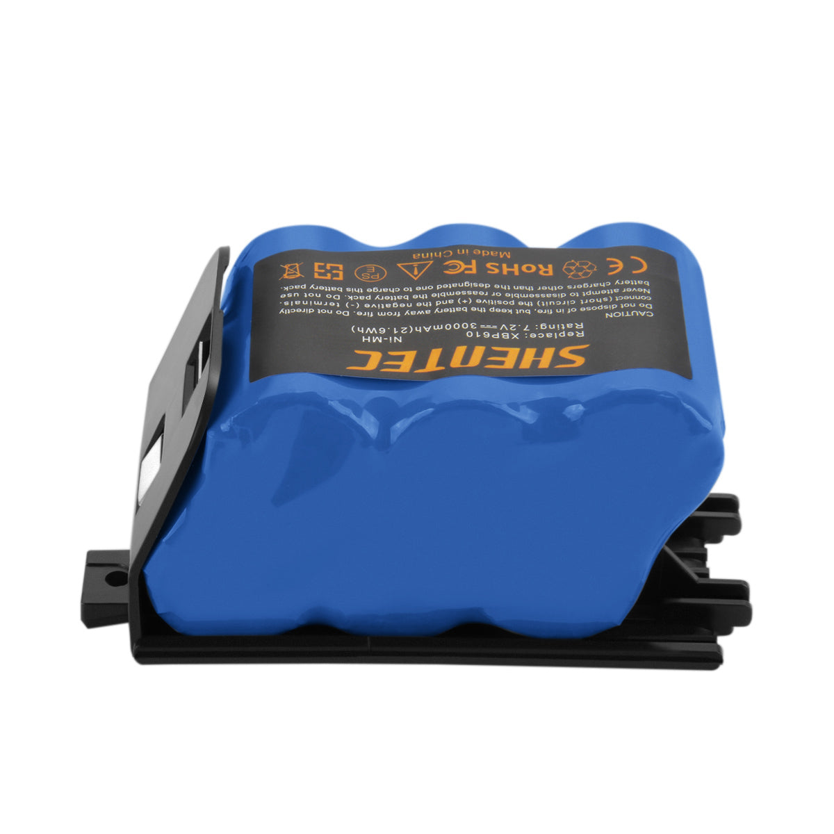 SHENTEC Batterie de remplacement Ni-MH 3000mAh 7.2V pour Shark XBP-610 XBP610 EU-36000 UV610DT