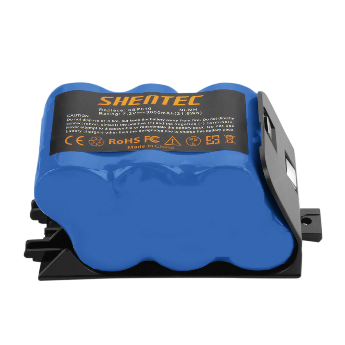 SHENTEC Batterie de remplacement Ni-MH 3000mAh 7.2V pour Shark XBP-610 XBP610 EU-36000 UV610DT