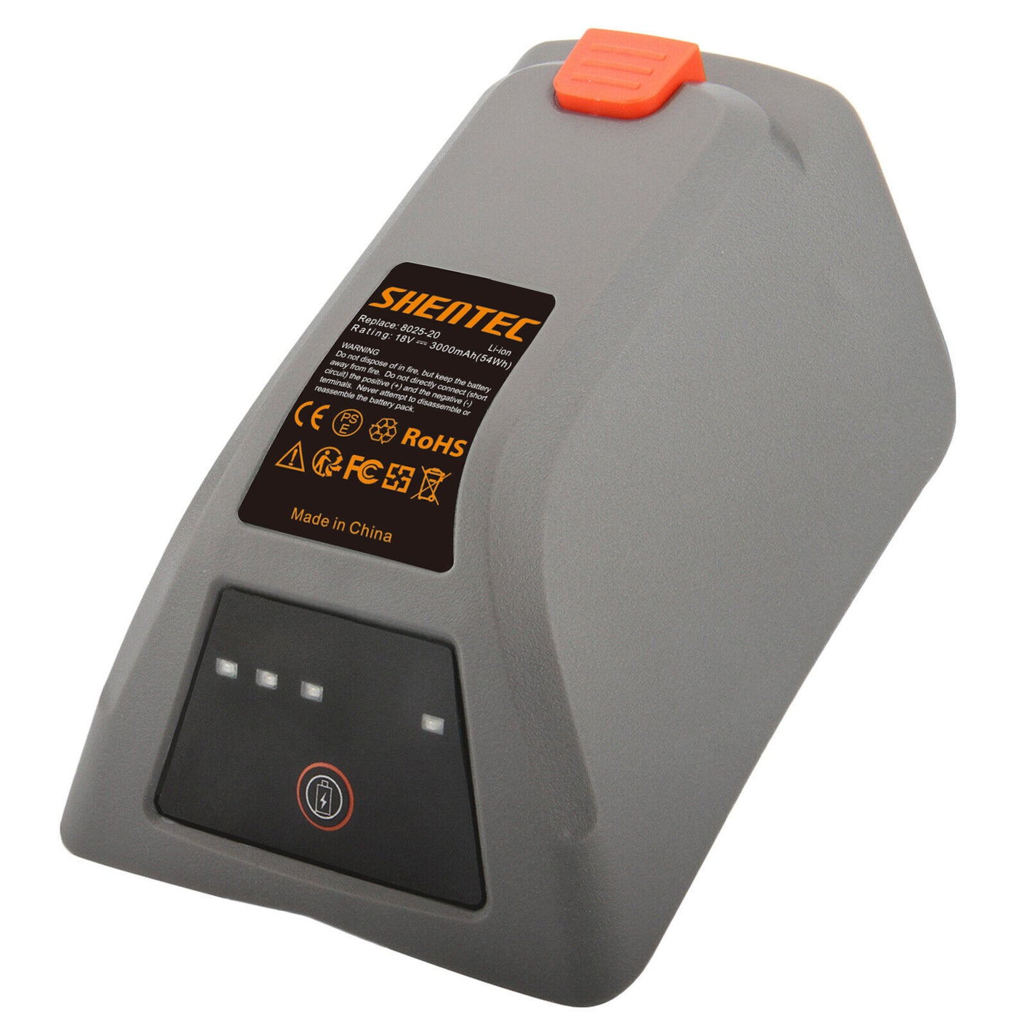 SHENTEC Batterie de rechange 3000mAh 18V pour Gardena 008A231 8025-20 Comfort Enrouleur de tuyau mural 35