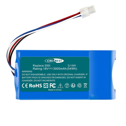 SHENTEC Batterie 18V 3Ah Li-ion Compatible Avec Yard Force 1920726 AMIRO 400i 400Ri 350 400 350i