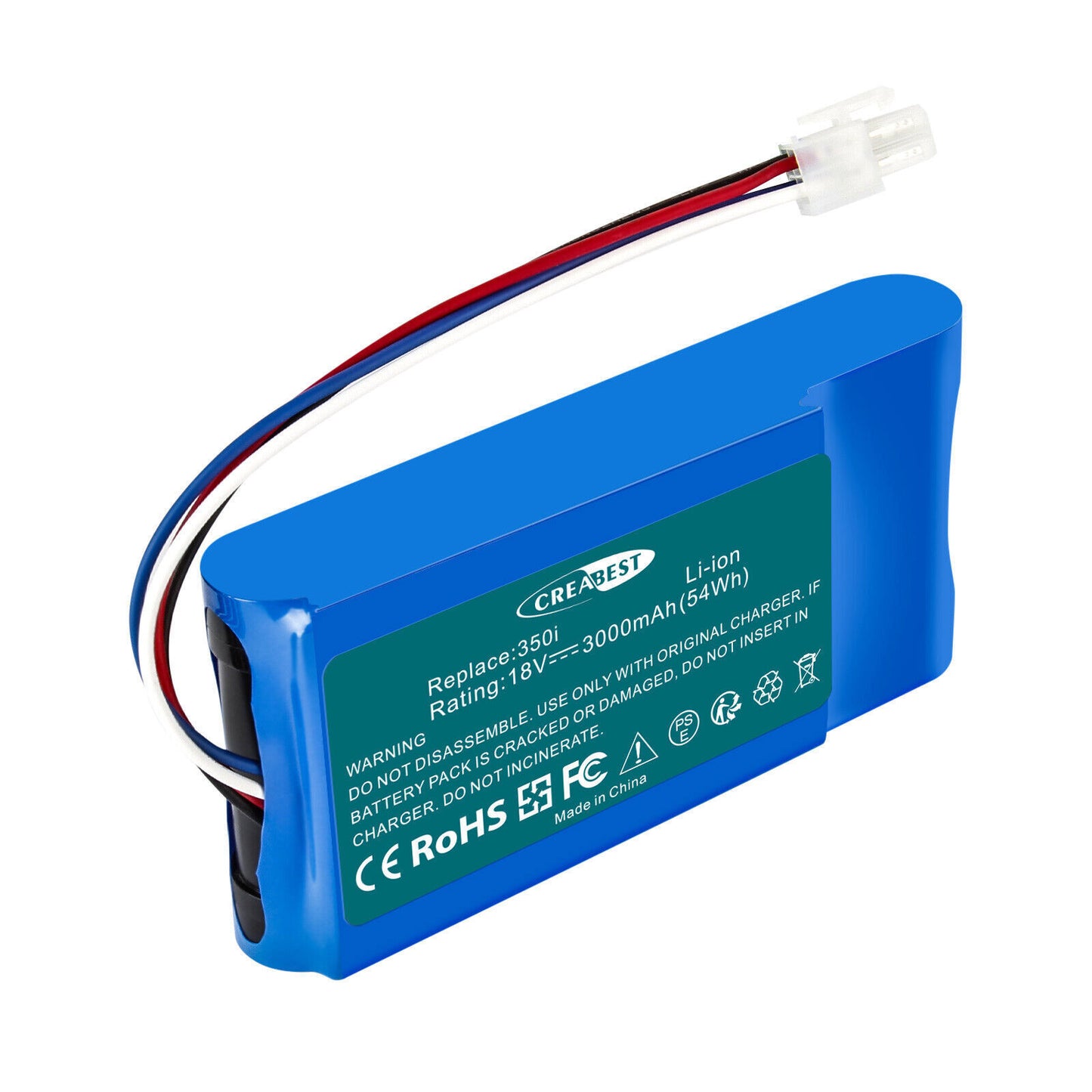 SHENTEC Batterie 18V 3Ah Li-ion Compatible Avec Yard Force 1920726 AMIRO 400i 400Ri 350 400 350i