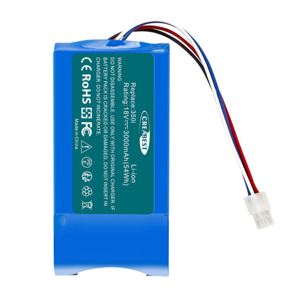 SHENTEC Batterie 18V 3Ah Li-ion Compatible Avec Yard Force 1920726 AMIRO 400i 400Ri 350 400 350i